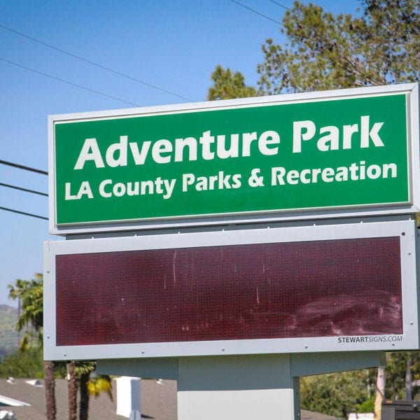 Adventure Park sign