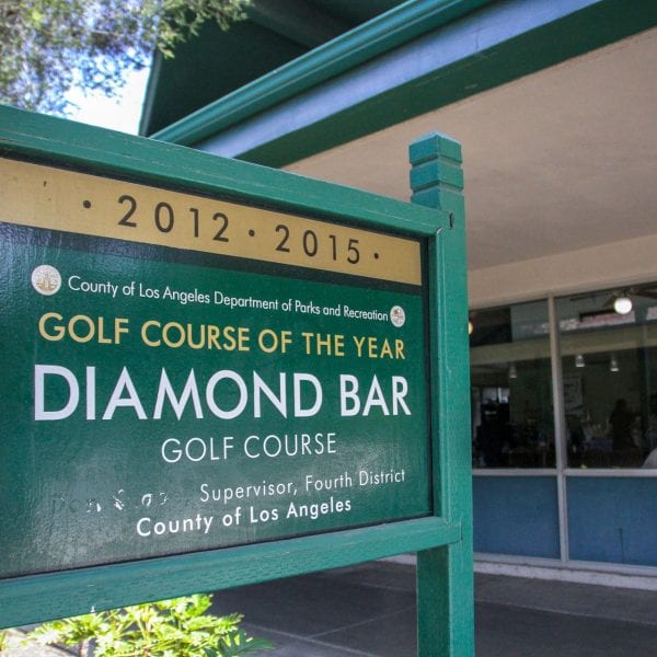 Diamond Bar Golf Course sign
